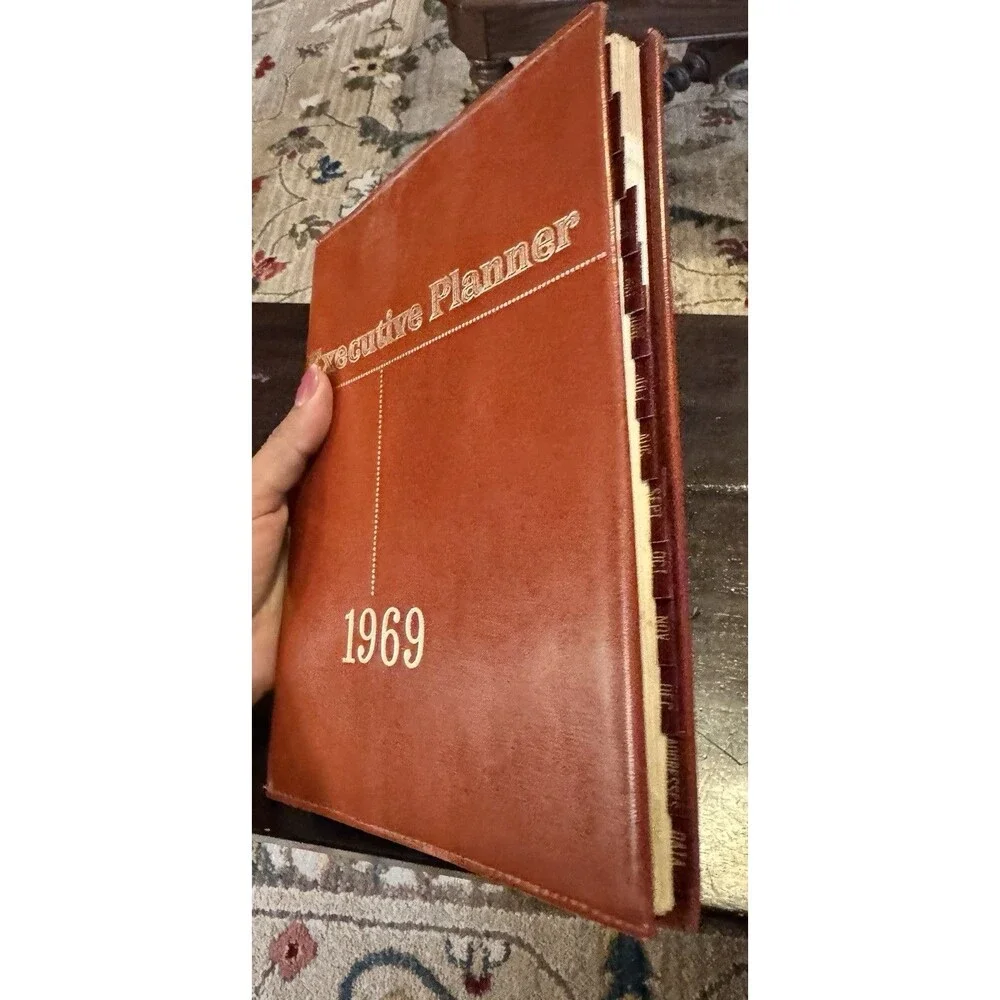 Eatons At A Glance Executive Planner 1967 Vintage Calendar Appointment Used